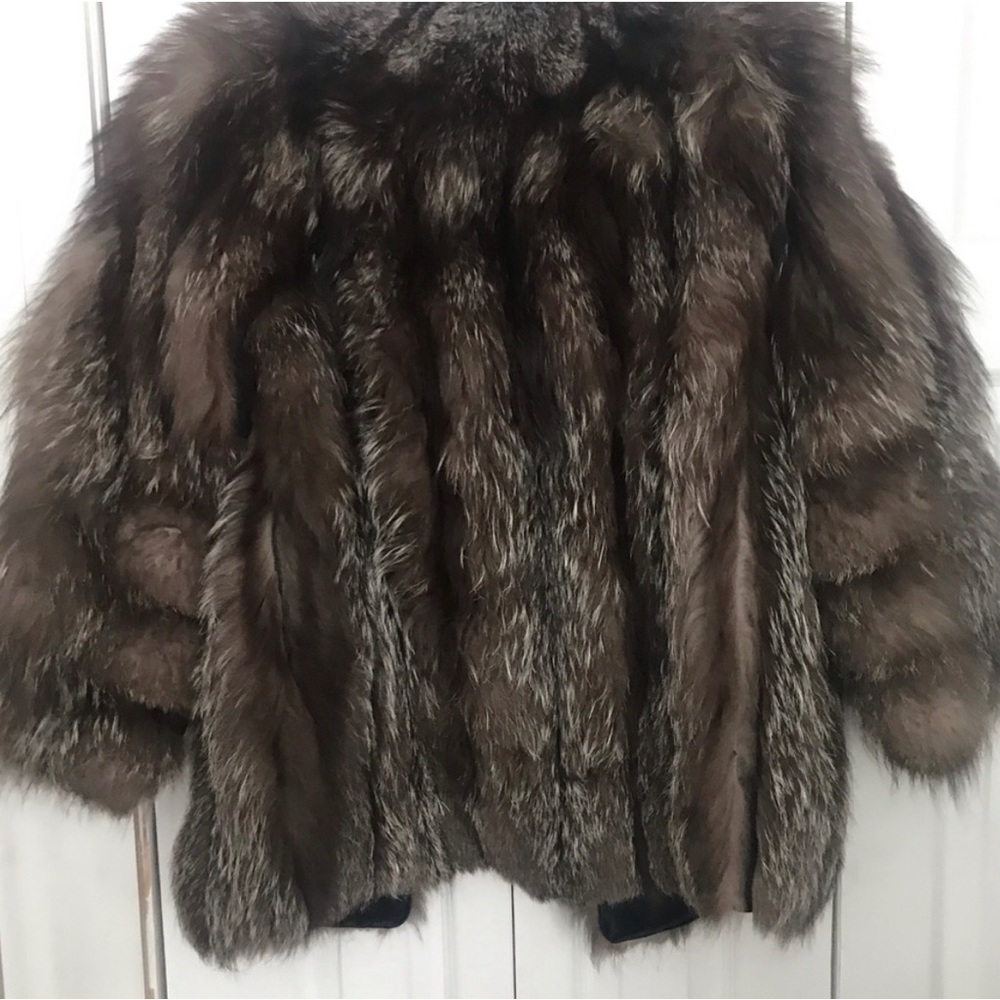 Vintage Genuine Sable Fox Fur Jacket - Mid Waist Size:Medium/(4-6)